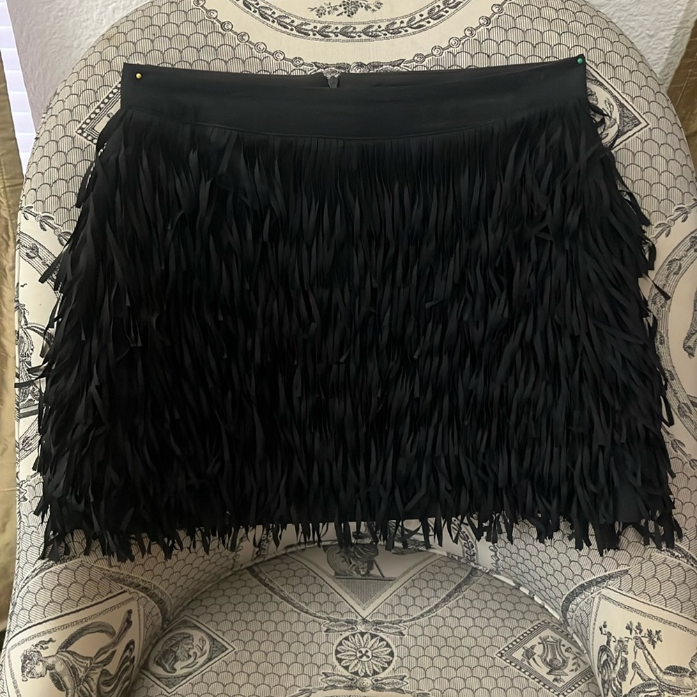 Forever 21 Ruffle/Fringe Mini Skirt